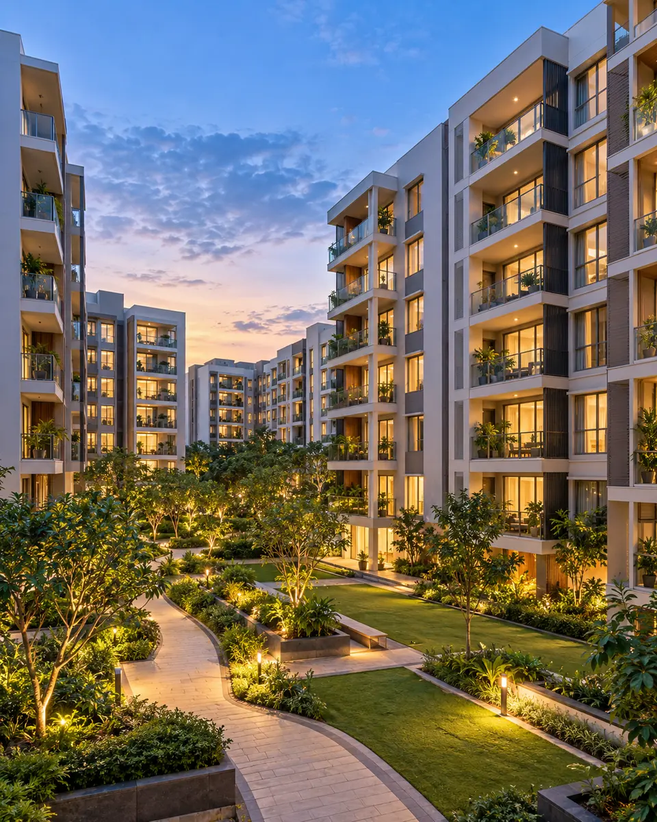 Residential apartment community